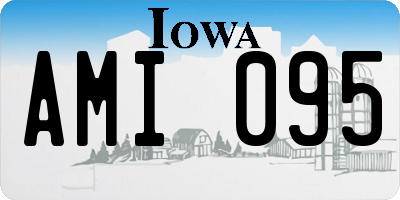 IA license plate AMI095