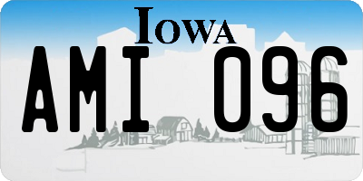 IA license plate AMI096