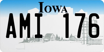 IA license plate AMI176