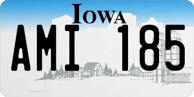 IA license plate AMI185
