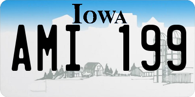 IA license plate AMI199