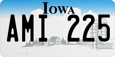 IA license plate AMI225