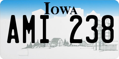 IA license plate AMI238