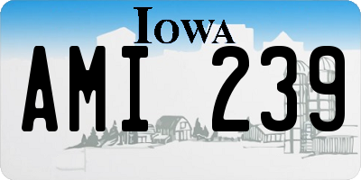 IA license plate AMI239