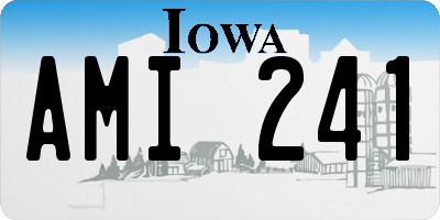 IA license plate AMI241