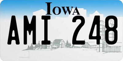 IA license plate AMI248