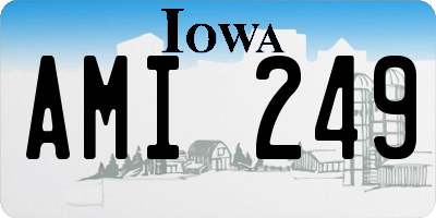 IA license plate AMI249