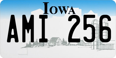IA license plate AMI256