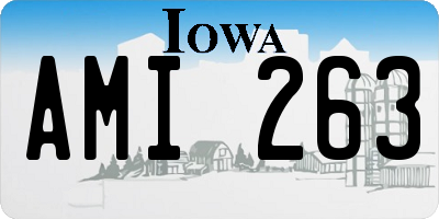 IA license plate AMI263