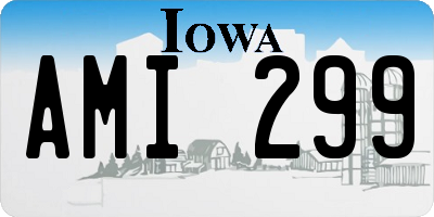 IA license plate AMI299