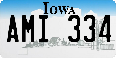 IA license plate AMI334