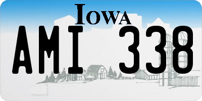 IA license plate AMI338