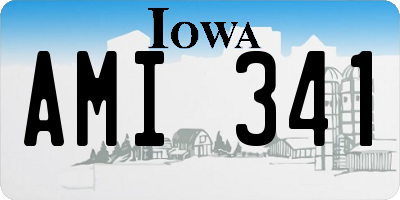 IA license plate AMI341