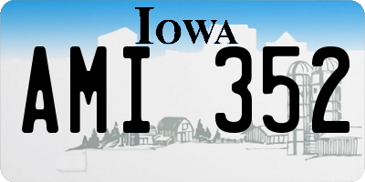 IA license plate AMI352