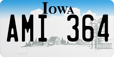 IA license plate AMI364