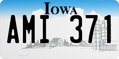 IA license plate AMI371