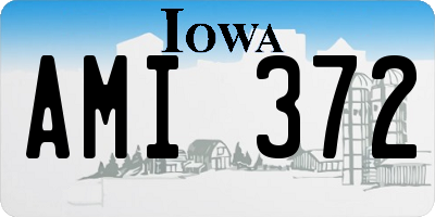 IA license plate AMI372
