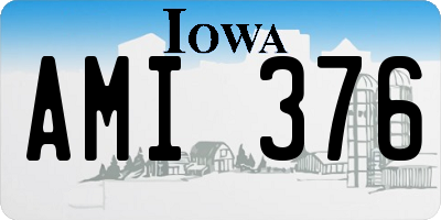 IA license plate AMI376