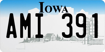 IA license plate AMI391