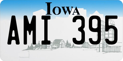 IA license plate AMI395