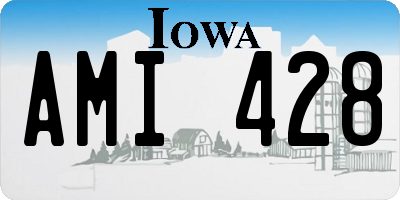 IA license plate AMI428