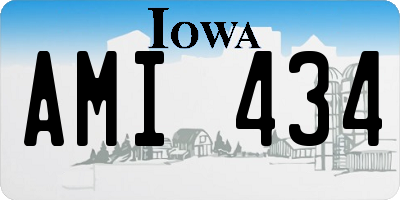 IA license plate AMI434