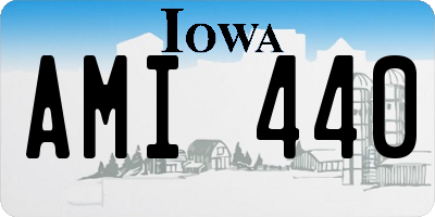 IA license plate AMI440