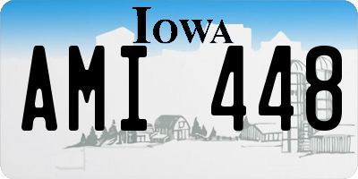 IA license plate AMI448