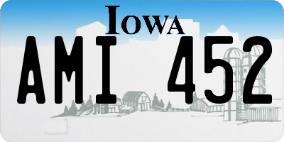 IA license plate AMI452