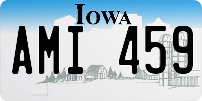 IA license plate AMI459