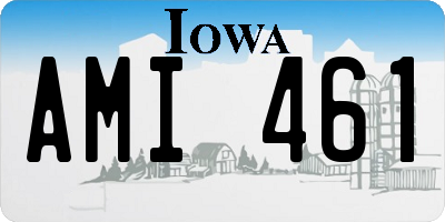 IA license plate AMI461