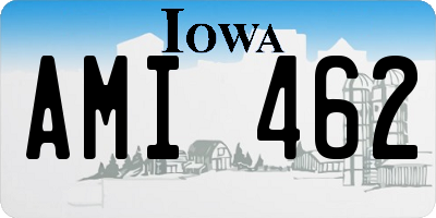 IA license plate AMI462