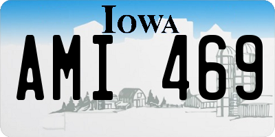 IA license plate AMI469