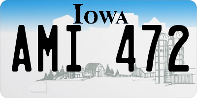 IA license plate AMI472