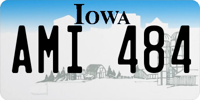 IA license plate AMI484