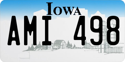 IA license plate AMI498