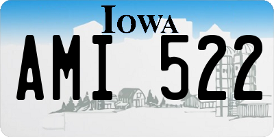 IA license plate AMI522