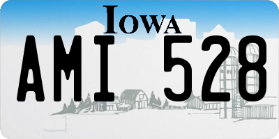 IA license plate AMI528
