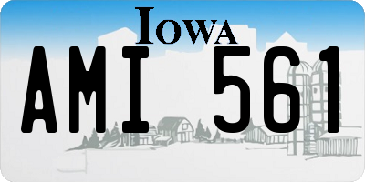IA license plate AMI561