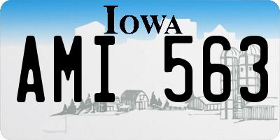 IA license plate AMI563