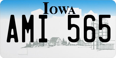 IA license plate AMI565
