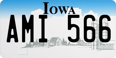 IA license plate AMI566