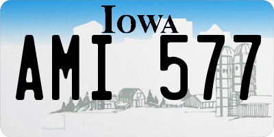 IA license plate AMI577