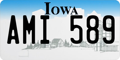 IA license plate AMI589