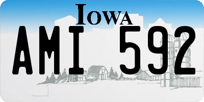 IA license plate AMI592
