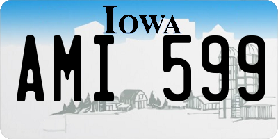 IA license plate AMI599