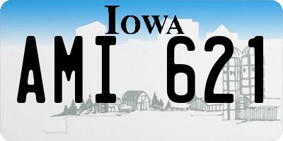 IA license plate AMI621