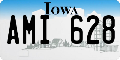 IA license plate AMI628