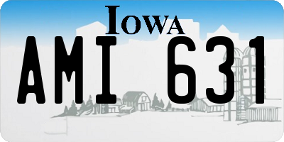 IA license plate AMI631
