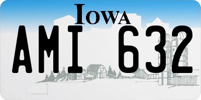 IA license plate AMI632